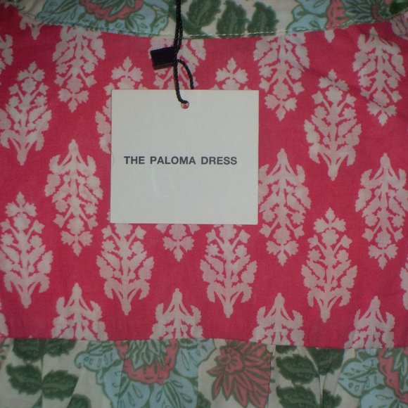 ZARA MS SZ LARGE MULTI-COLOR FLORAL MIXED PRINT BUTTON FRONT PALOMA MIDI DRESS - Picture 11 of 11